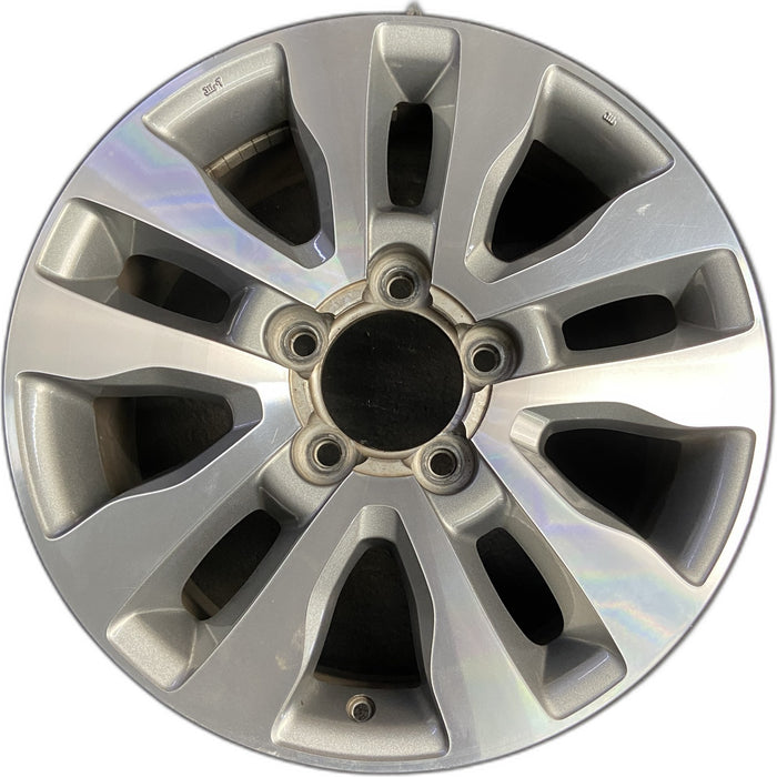 20" SEQUOIA 08-17 20x8, , 10 spoke, silver inlay Original OEM Wheel Rim - Front View