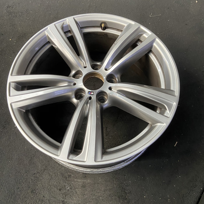 19" BMW 320i 14-15 19x8.5, 5 twin spokes Original OEM Wheel Rim - View 8