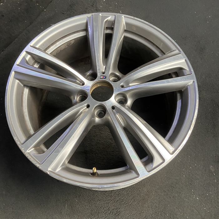 19" BMW 320i 14-15 19x8.5, 5 twin spokes Original OEM Wheel Rim - View 7