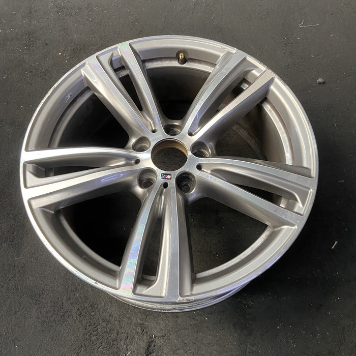 19" BMW 320i 14-15 19x8.5, 5 twin spokes Original OEM Wheel Rim - View 8