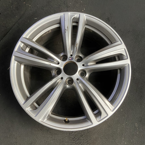 19" BMW 320i 14-15 19x8, 5 twin spokes Original OEM Wheel Rim - Additional View