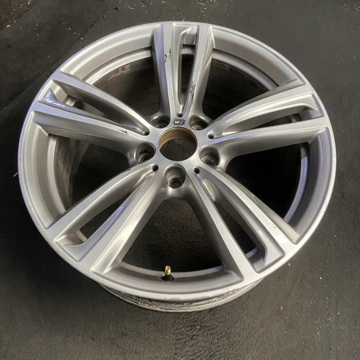 19" BMW 320i 14-15 19x8, 5 twin spokes Original OEM Wheel Rim - View 7