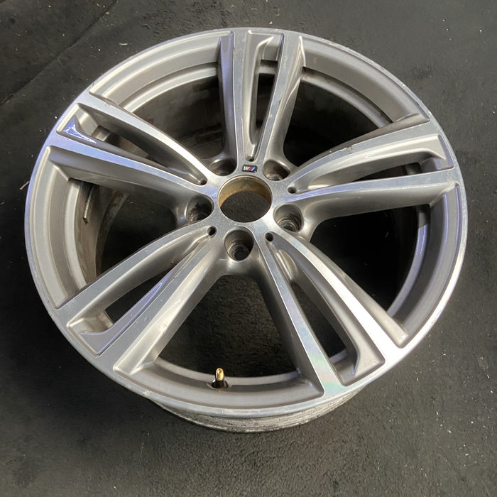 19" BMW 320i 14-15 19x8, 5 twin spokes Original OEM Wheel Rim - View 7