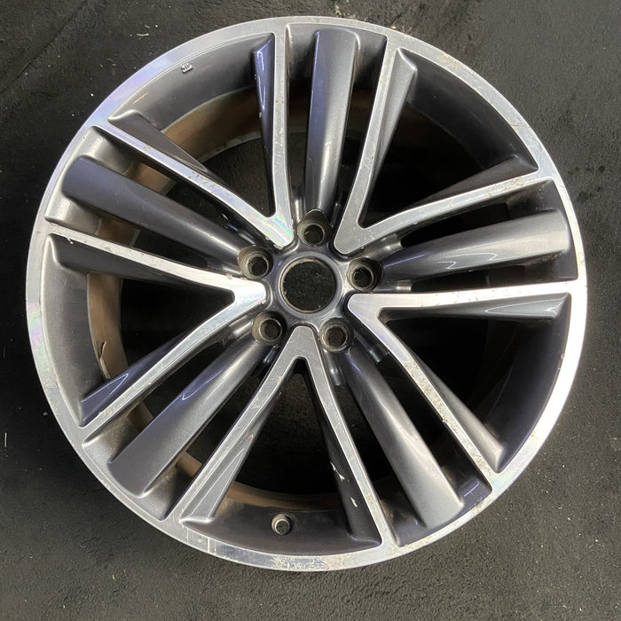 19" INFINITI Q50 16-17 19x8.5 , 15 spoke, alternating V spoke Original OEM - Additional View