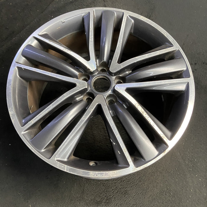 19" INFINITI Q50 16-17 19x8.5 , 15 spoke, alternating V spoke Original OEM - View 7