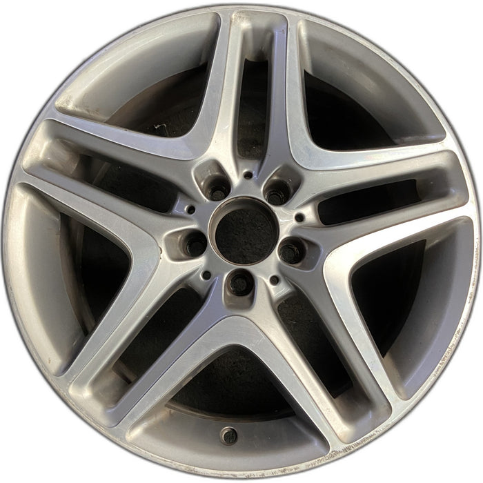 18" MERCEDES SLK 12 172 Type, SLK350, 18x7.5, 10 spoke Original OEM Wheel Rim - Front View
