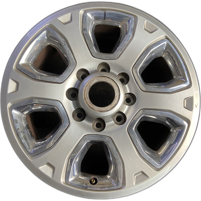 20" DODGE 2500 PICKUP 14 20x8, 6 spoke, w/chrome inserts Original OEM Wheel Rim - Front View