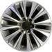 19" LEXUS GX460 20-23 19x7.5 , silver dark gray Original OEM Wheel Rim - Front View