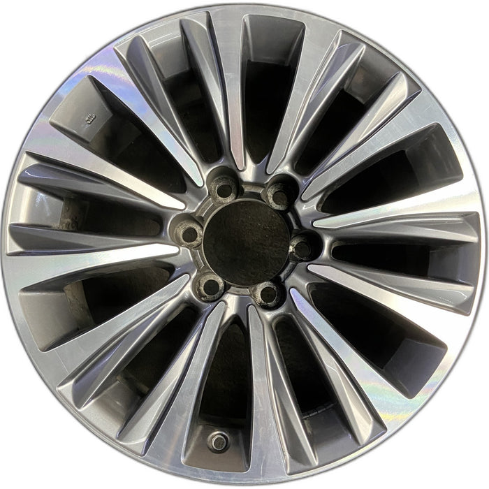 19" LEXUS GX460 20-23 19x7.5 , silver dark gray Original OEM Wheel Rim - Front View