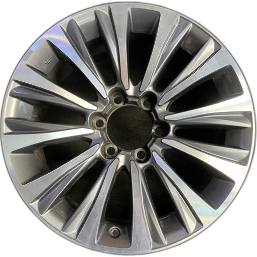 19" LEXUS GX460 20-23 19x7.5 , silver dark gray Original OEM Wheel Rim - Front View