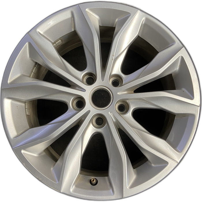 17" MALIBU 19-25 aluminum, 17x7.5 Original OEM Wheel Rim - Front View