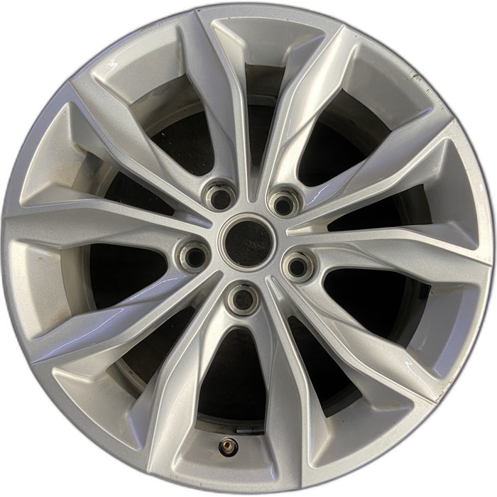 17" MALIBU 19-25 aluminum, 17x7.5 Original OEM Wheel Rim - Front View