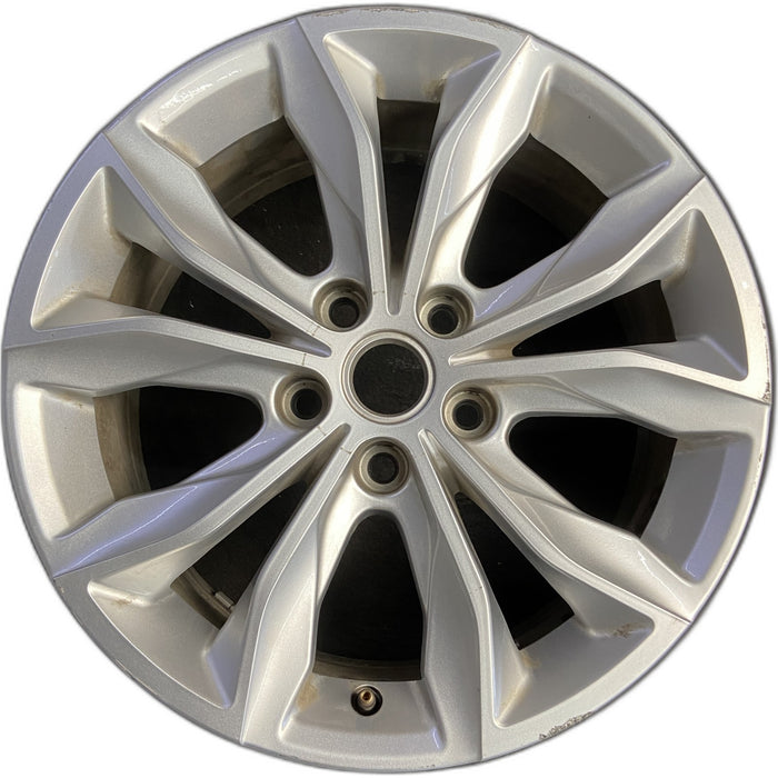 17" MALIBU 19-25 aluminum, 17x7.5 Original OEM Wheel Rim - Front View