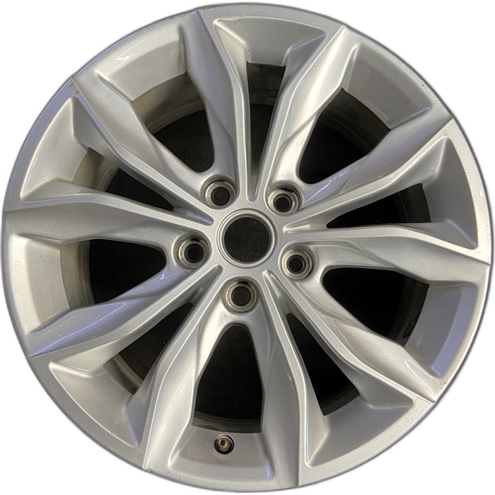 17" MALIBU 19-25 aluminum, 17x7.5 Original OEM Wheel Rim - Front View