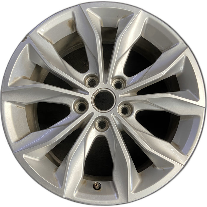 17" MALIBU 19-25 aluminum, 17x7.5 Original OEM Wheel Rim - Front View