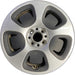 15" FIAT 500 13 , 15x6.5, silver Original OEM Wheel Rim - Front View