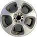 15" FIAT 500 13 , 15x6.5, silver Original OEM Wheel Rim - Front View