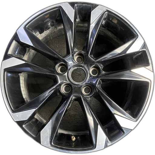 17" TRAILBLAZER 21-23 17x7.5, 5 double spoke, gloss black Original OEM Wheel Rim - Front View