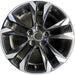 17" TRAILBLAZER 21-23 17x7.5, 5 double spoke, gloss black Original OEM Wheel Rim - Front View