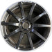 19" MERCEDES S-CLASS 13-14 231 Type; SL65, 19x9 , 10 individual spokes, black - Front View