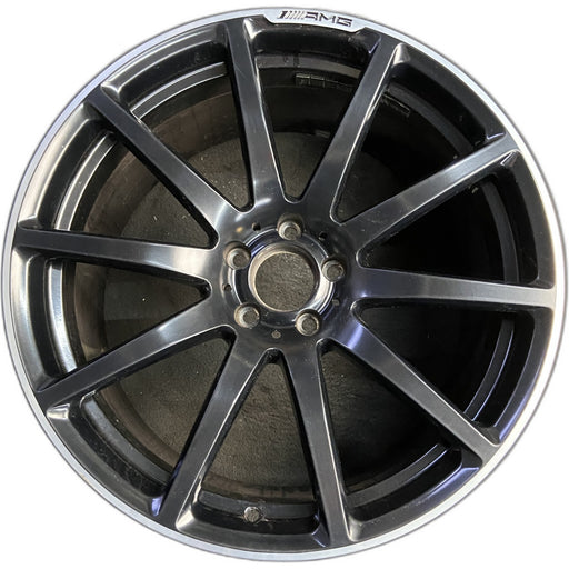 20" MERCEDES S-CLASS 13-15 231 Type; SL63, 20x10 , black Original OEM Wheel Rim - Front View