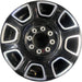 20" FORD F250SD PICKUP 23-26 20x8, , solid spoke, black, slotted spoke Original - Front View