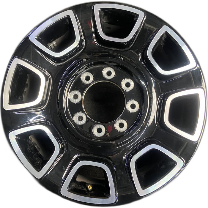 20" FORD F250SD PICKUP 23-26 20x8, , solid spoke, black, slotted spoke Original - Front View