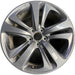 19" TLX 21-23 19x8.5 , charcoal gray Original OEM Wheel Rim - Front View