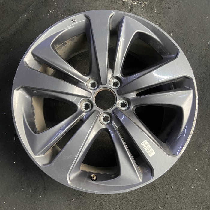 19" TLX 21-23 19x8.5 , charcoal gray Original OEM Wheel Rim - Additional View