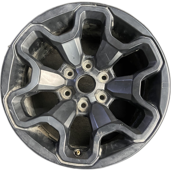 18" DODGE 1500 PICKUP 22 , 18x9, Y spoke design, black Original OEM Wheel Rim - Front View