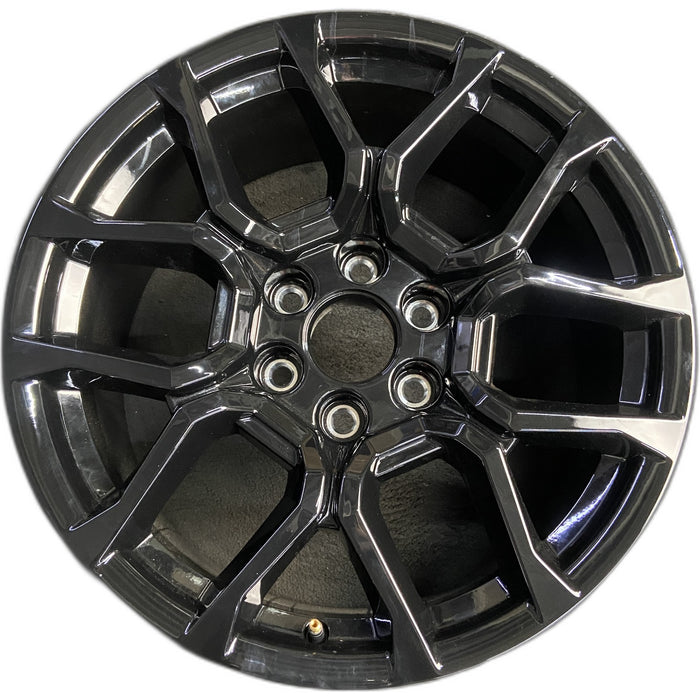 20" CANYON 23-24 20x9, black Original OEM Wheel Rim - Front View