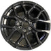 20" CANYON 23-24 20x9, black Original OEM Wheel Rim - Front View