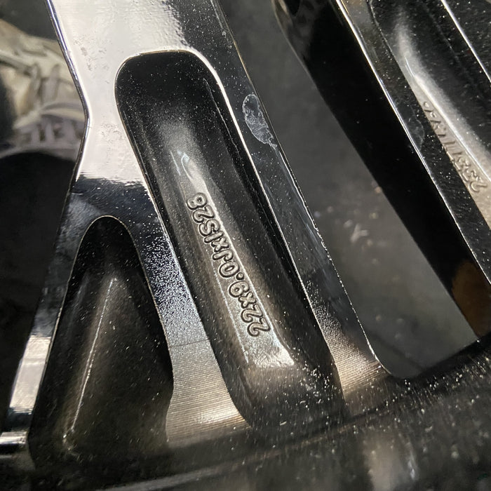22" SIERRA 1500 PICKUP 19 , 22x9, 10 spoke, opt SGM Original OEM Wheel Rim - View 9