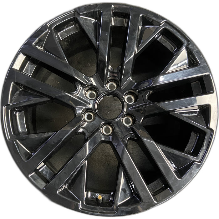 22" SIERRA 1500 PICKUP 19 , 22x9, 10 spoke, opt SGM Original OEM Wheel Rim - Front View