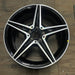 18" MERCEDES C-CLASS 15 205 Type, , C400, 5 spoke, 18x7.5, black accents - Additional View
