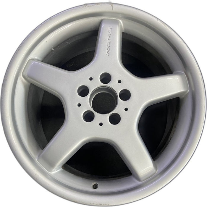 18" MERCEDES S-CLASS 03 230 Type; SL500, 18x9.5 Original OEM Wheel Rim - Front View