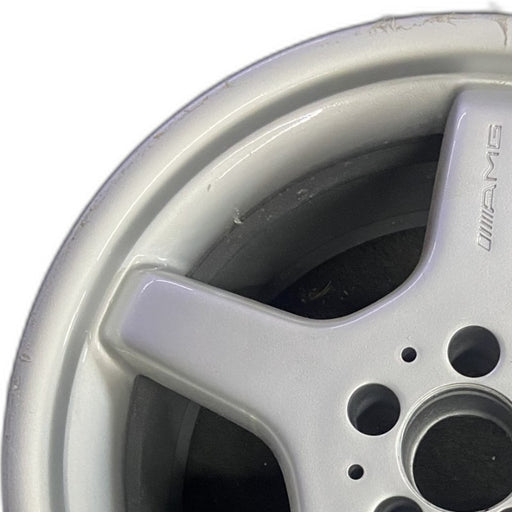 18" MERCEDES S-CLASS 03 230 Type; SL500, 18x9.5 Original OEM Wheel Rim - Angle View