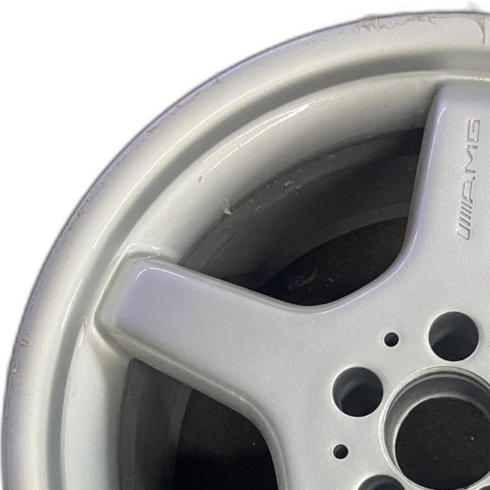 18" MERCEDES S-CLASS 03 230 Type; SL500, 18x9.5 Original OEM Wheel Rim - Angle View