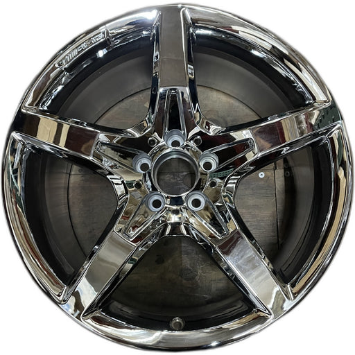 19" MERCEDES S-CLASS 13-15 231 Type; SL550, 19x9.5, 5 spoke Original OEM Wheel - Front View