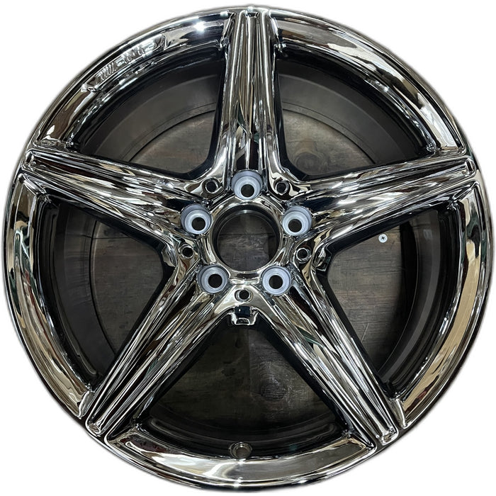 18" MERCEDES E-CLASS 17 213 Type, Sedan, E300, 18x8, 5 spoke, AMG logo Original - Front View