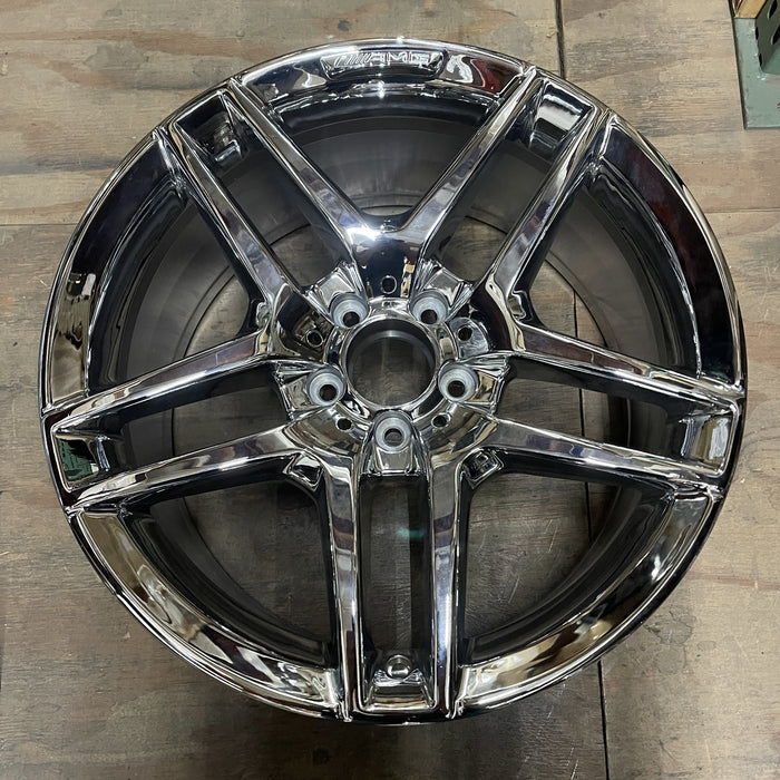 19" MERCEDES S-CLASS 14 222 Type; S550, 19x9.5 , narrow spokes Original OEM - Additional View