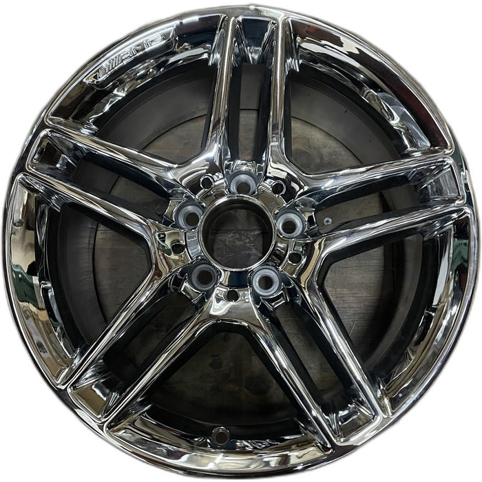 17" MERCEDES C-CLASS 12 204 Type; C250, 17x8.5, 10 spoke, w/AMG Original OEM - Front View