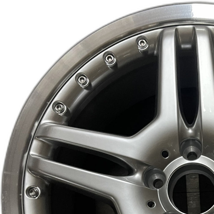 19" MERCEDES S-CLASS 08 230 Type; SL55, 19x9.5, 2 piece Original OEM Wheel Rim - Angle View