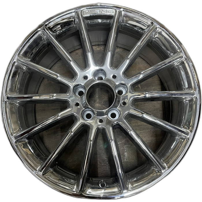 18" MERCEDES CLA-CLASS 14-16 117 Type, CLA250, 18x7.5, 14 spoke Original OEM - Front View