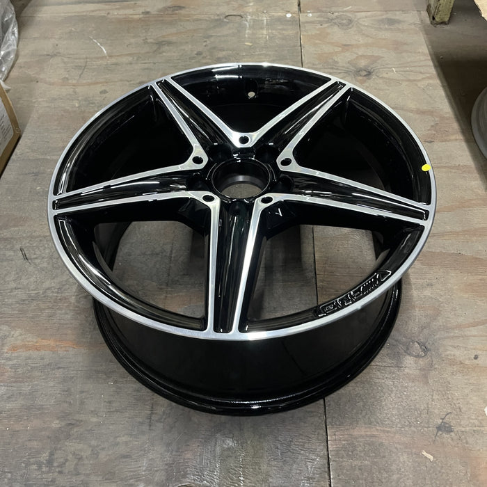 18" MERCEDES C-CLASS 15 205 Type, , C400, 5 spoke, 18x7.5, black accents - View 8