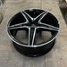 18" MERCEDES C-CLASS 15 205 Type, , C400, 5 spoke, 18x7.5, black accents - View 8
