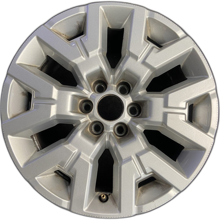 17" FRONTIER 22-24 17x7.5, alloy , Y spoke, silver Original OEM Wheel Rim - Front View