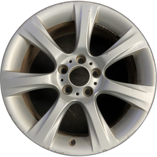 18" BMW 320i 12-13 , 18x8 , 7 spoke Original OEM Wheel Rim - Front View