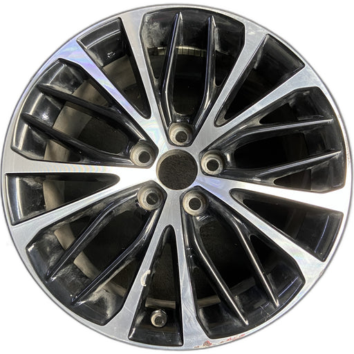 18" CAMRY 18-20 18x8 , silver black Original OEM Wheel Rim - Front View