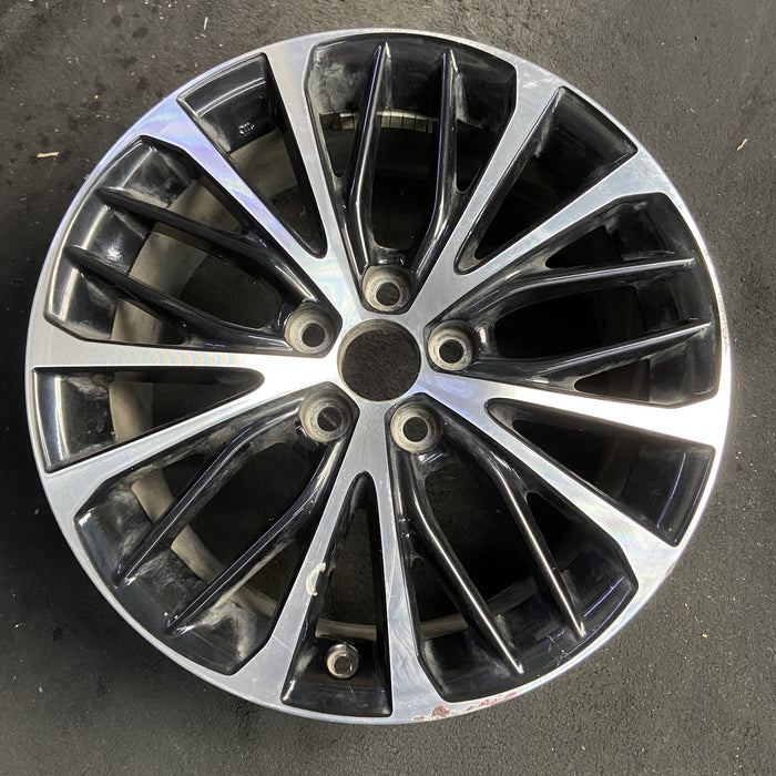 18" CAMRY 18-20 18x8 , silver black Original OEM Wheel Rim - Additional View